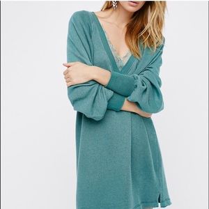 FREE PEOPLE LACE SWEATSHIRT